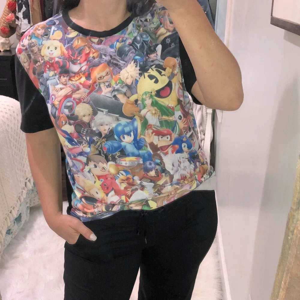 Super smash brothers size XLarge GameStop T-shirt